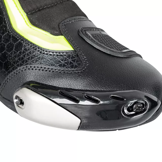 Moto topánky W-TEC GlamCE - čierna-fluo žltá