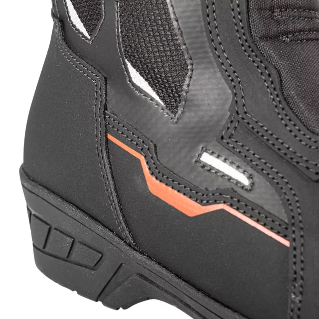 Dámske moto topánky W-TEC Moanna - čierno-červená