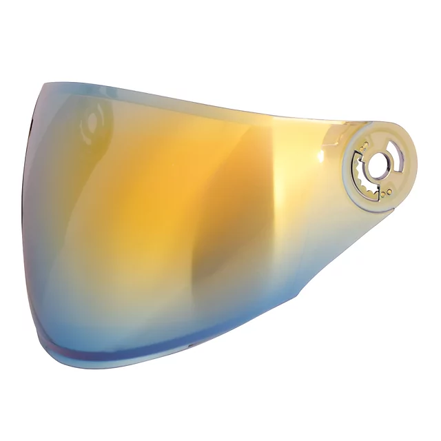 Náhradné plexi pre prilbu W-TEC Bareiro - číra - zlatá