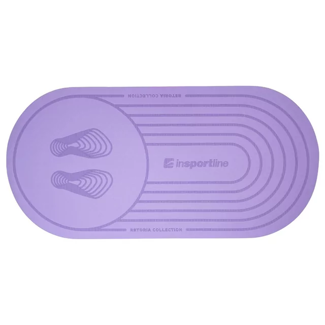 Podložka na cvičenie inSPORTline Ampfinity 123x60x0,6 cm - fialová