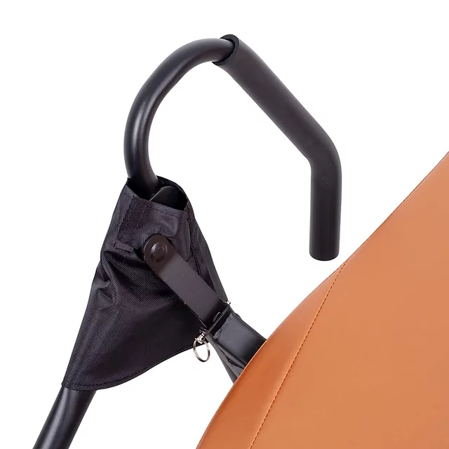 Autotrakčné lehátko inSPORTline Verge - čierno-červená