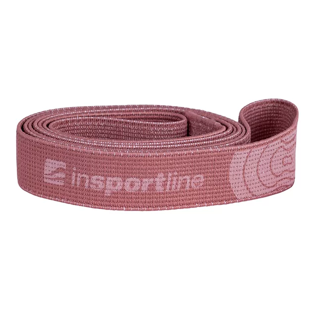 Posilňovacia guma inSPORTline Rand Strong 208x3,3 cm / 8 kg - oranžová