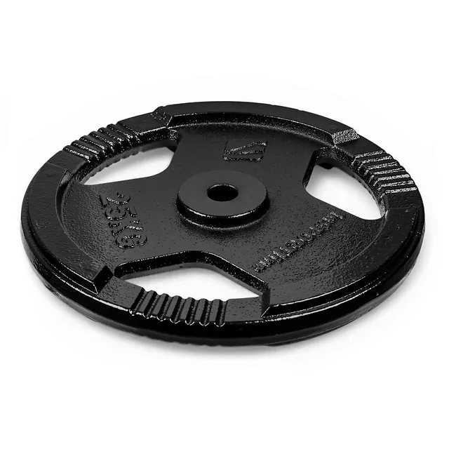 Liatinové kotúče inSPORTline Hamerton Black 30 mm 1,25-25 kg