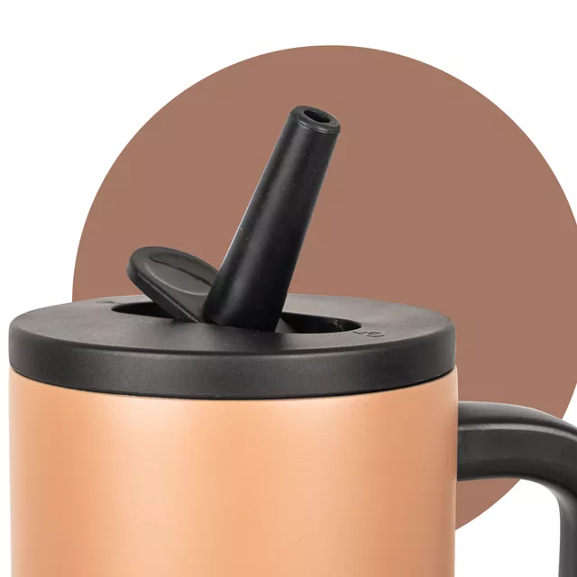 Náhradné viečko pre termohrnček inSPORTline Cocoanna 1200ml - kávová