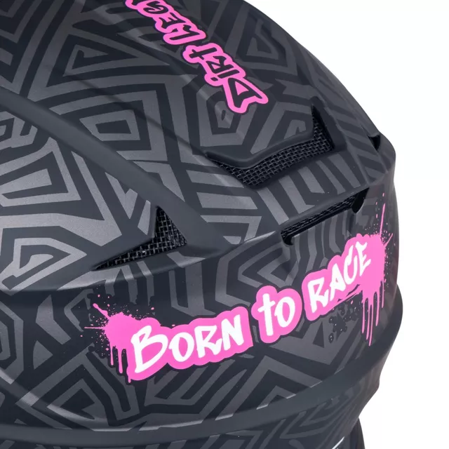 Downhill prilba W-TEC Richpike - Moss Forest