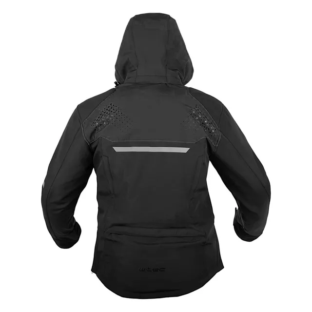 Pánska softshellová moto bunda W-TEC Annorack - čierna