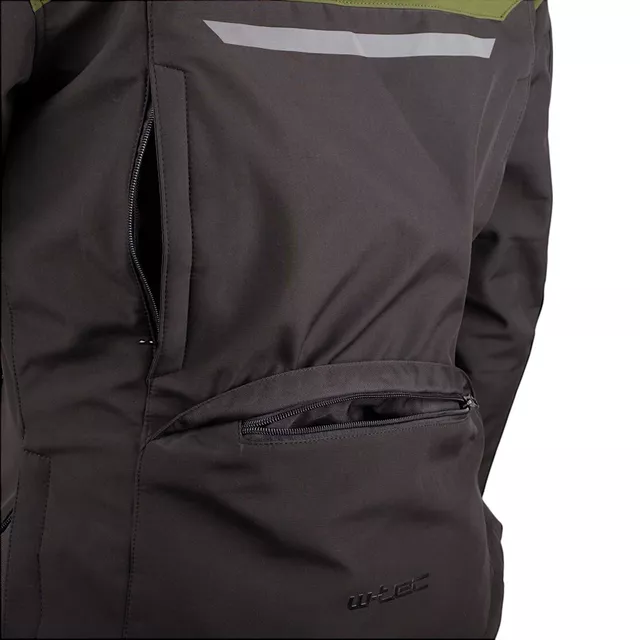 Pánska softshellová moto bunda W-TEC Annorack - čierna
