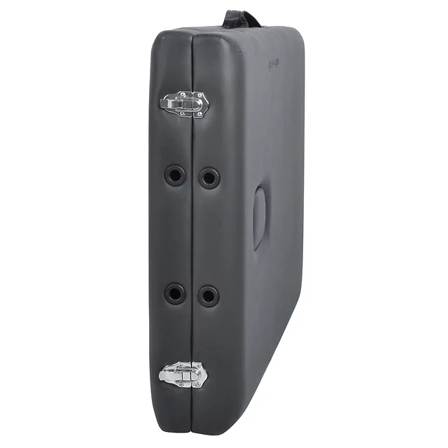 Masážne lehátko inSPORTline Orashi 186x60x62,5-85,5 cm 2-dielne drevené - krémová