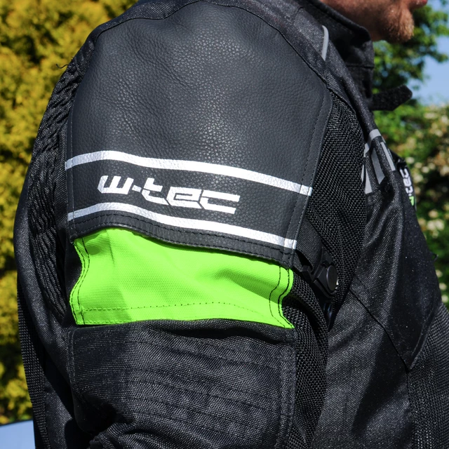 Pánska moto bunda W-TEC Meltsch NF-2301 - 2. akosť - neon zelená-čierna
