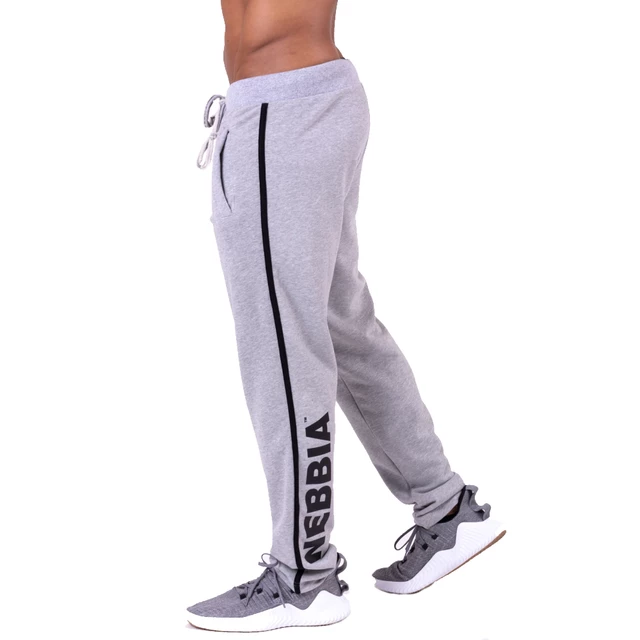 Pánske tepláky Nebbia Side Stripe Retro Joggers 154