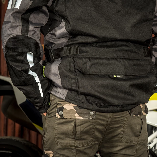 Pánske moto nohavice W-TEC Shoota - tmavo šedá