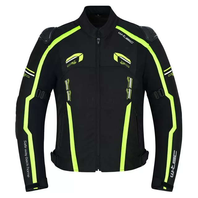 Moto bunda W-TEC Tonkawo - čierna-fluo