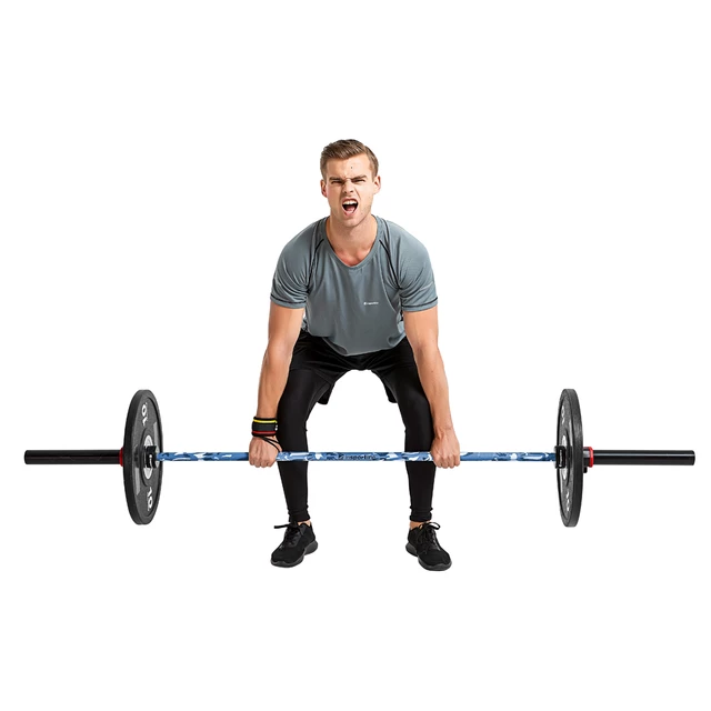 Vzpieračská tyč s ložiskami inSPORTline OLYMPIC OB-86 PCWC 201cm/50mm 15kg, do 450kg, bez objímok