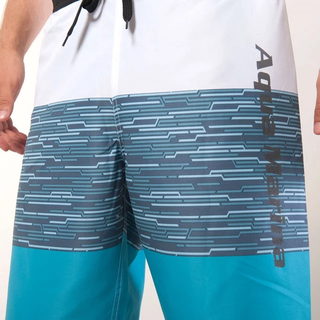Pánske kraťasy Aqua Marina Division - modro-biela