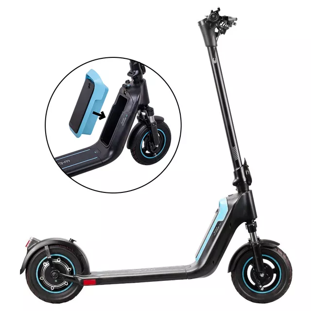 Elektrická kolobežka W-TEC SwapCharge 500W 10" s odnímateľnou batériou - biela