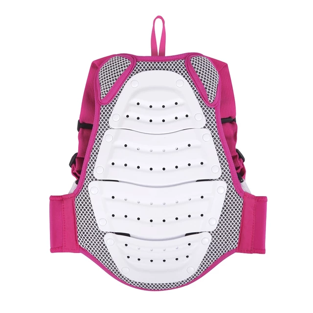 Detský chránič chrbtice Etape Junior Fit 1.0 - bielo-ružová - bielo-ružová