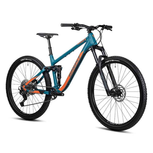 Celoodpružený bicykel Ghost Kato FS Universal 27.5" 9.0 - Blue Grey/Orange Matt - Blue Grey/Orange Matt