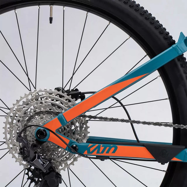 Celoodpružený bicykel Ghost Kato FS Universal 27.5" 9.0 - Blue Grey/Orange Matt