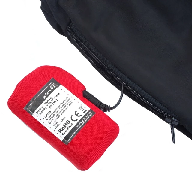 Vyhrievané nohavice Glovii GP1 2600 mAh - čierna
