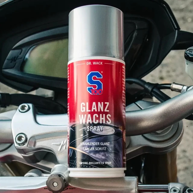 Vosk na motocykle v spreji S100 Glanz-Wachs Spray 250 ml