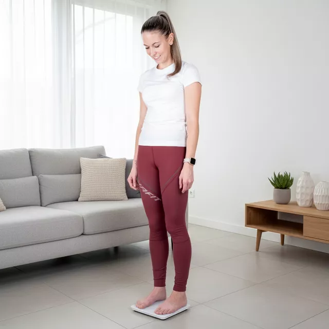 Inteligentná osobná váha inSPORTline Syncale 20 - biela
