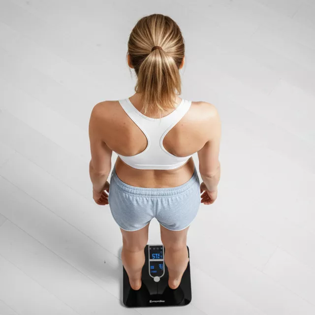 Inteligentná osobná váha inSPORTline Syncale 100 - čierna