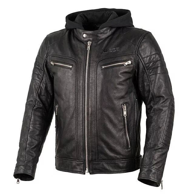 Kožená moto bunda W-TEC Murayo - čierna