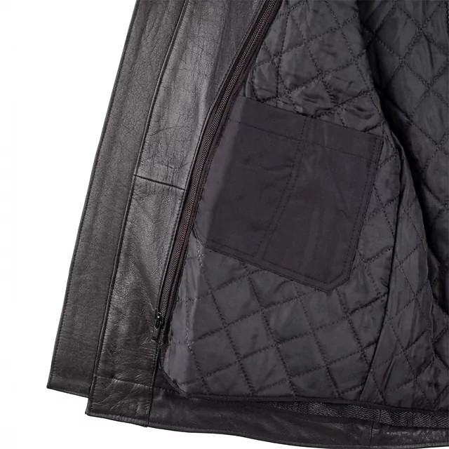 Kožená moto bunda W-TEC Murayo - čierna