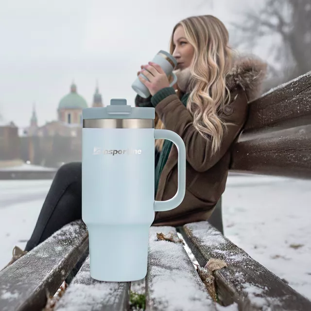 Termohrnček inSPORTline Natticino 470 ml - modrá