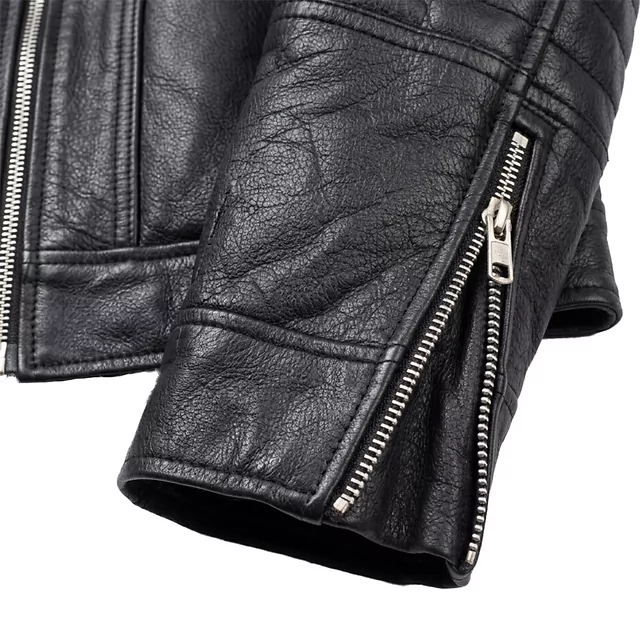 Kožená moto bunda W-TEC Murayo - čierna