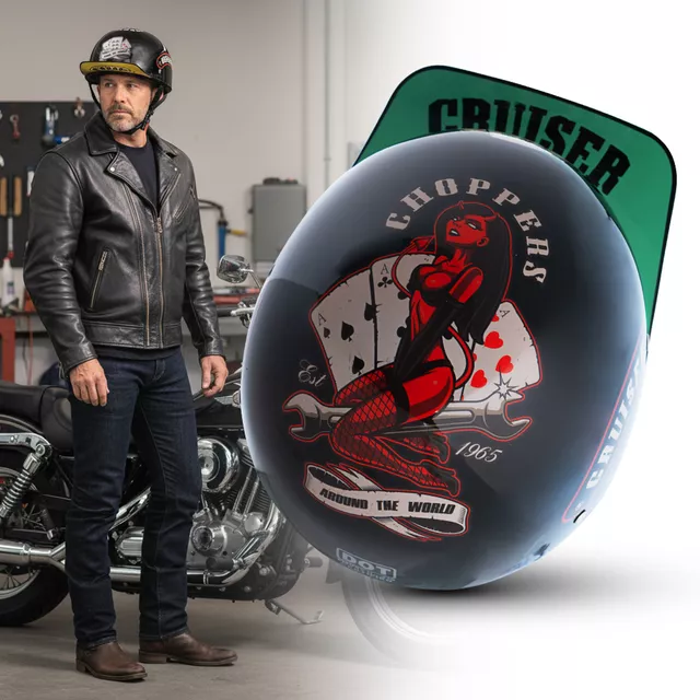 Retro otvorená prilba W-TEC Skarim