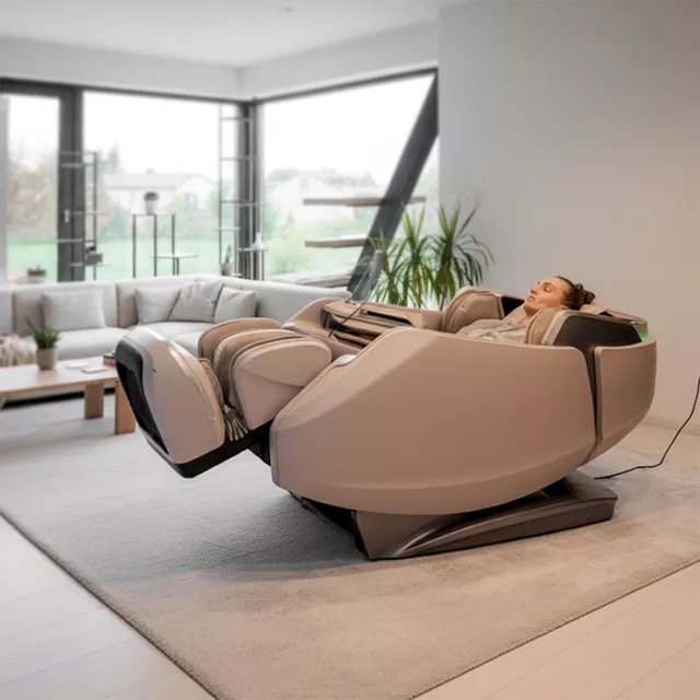 4D masážne kreslo inSPORTline Balsadena - čierna