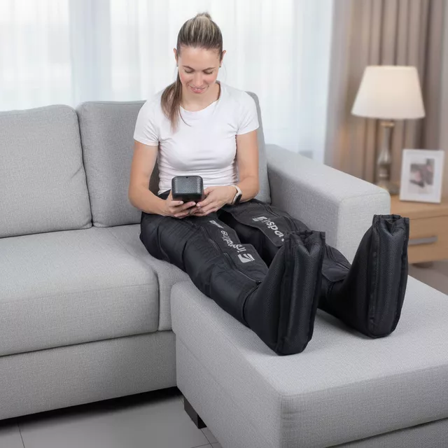 Kompresné masážne nohavice inSPORTline Compflex