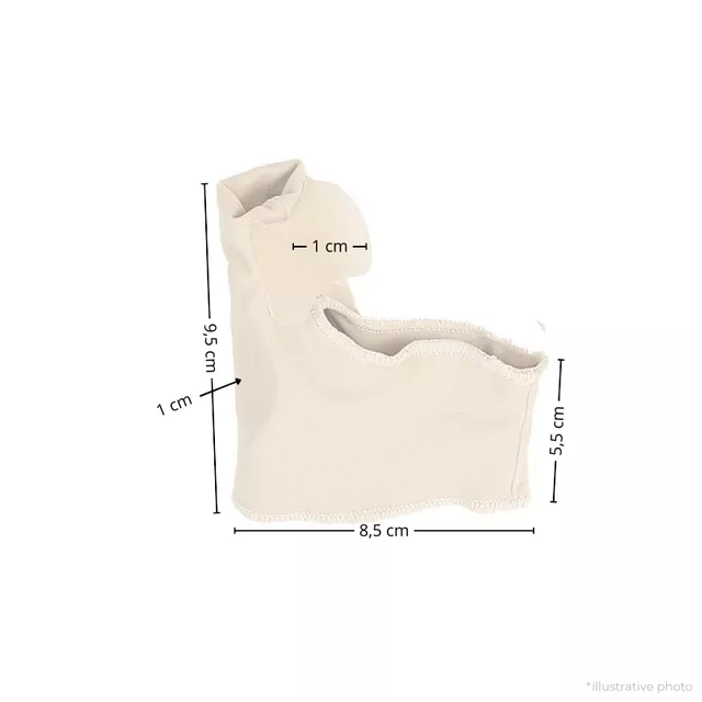 Bandáž na vbočený palec inSPORTline Gesoto s gélovou výplňou 2ks