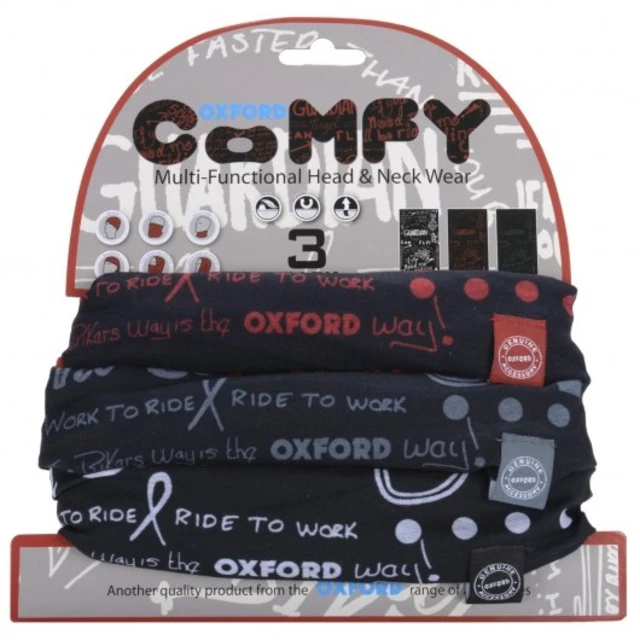 Univerzálny multifunkčný nákrčník Oxford Comfy 3-pack - camo