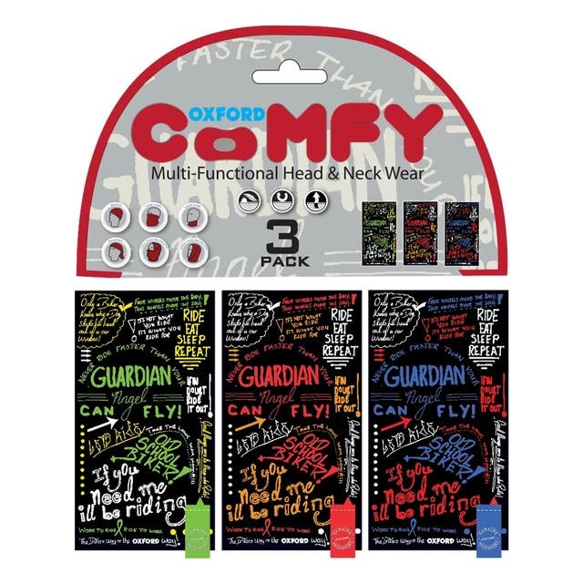 Univerzálny multifunkčný nákrčník Oxford Comfy 3-pack - camo