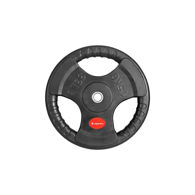 Pogumovaný olympijský kotúč inSPORTline Graton OL 15 kg 50 mm