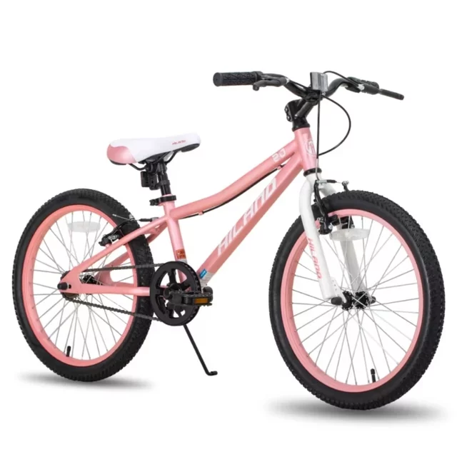 Juniorský horský bicykel Hiland Climber Rigid 20" • 120-145 cm - ružová - ružová