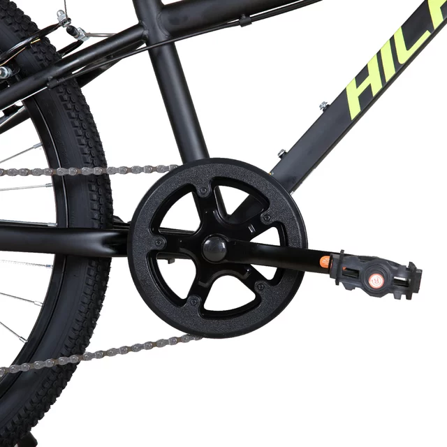 Juniorský horský bicykel Hiland Climber 24" • 125-150 cm - čierna