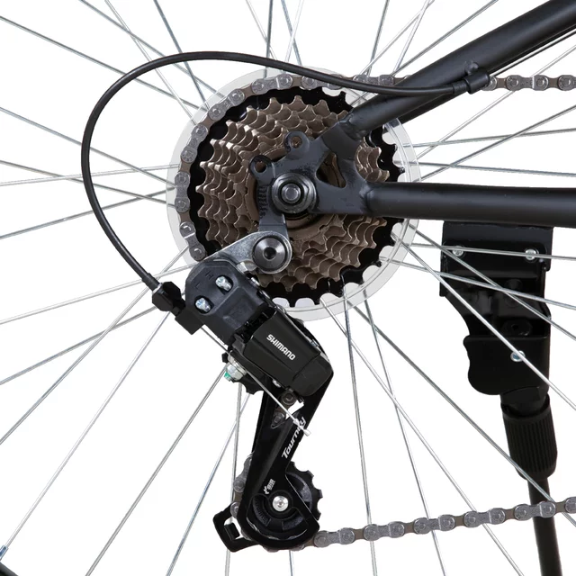 Juniorský horský bicykel Hiland Climber 24" • 125-150 cm - čierna