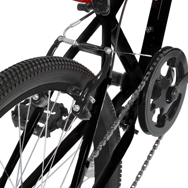 Juniorský horský bicykel Hiland Climber 24" • 125-150 cm - čierna