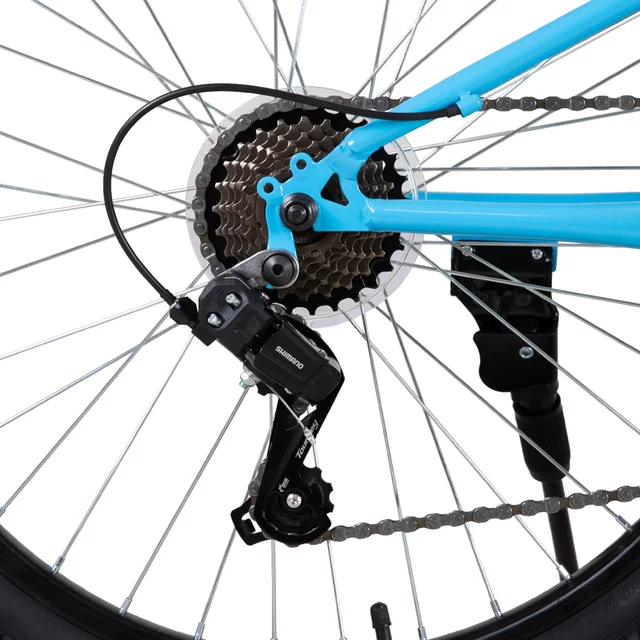 Juniorský horský bicykel Hiland Climber 24" • 125-150 cm - čierna