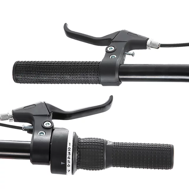 Juniorský horský bicykel Hiland Climber 24" • 125-150 cm - čierna