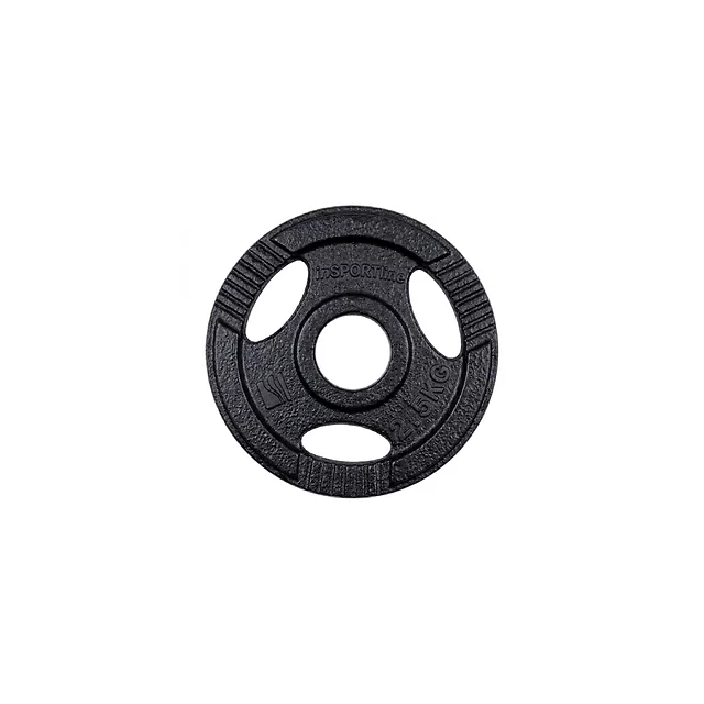 Liatinové olympijské kotúče inSPORTline Hamerton Black 50 mm 1,25-25 kg