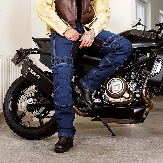 Pánske moto jeansy W-TEC Biterillo Evo