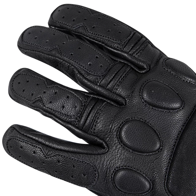 Kožené moto rukavice W-TEC Cherton - čierna