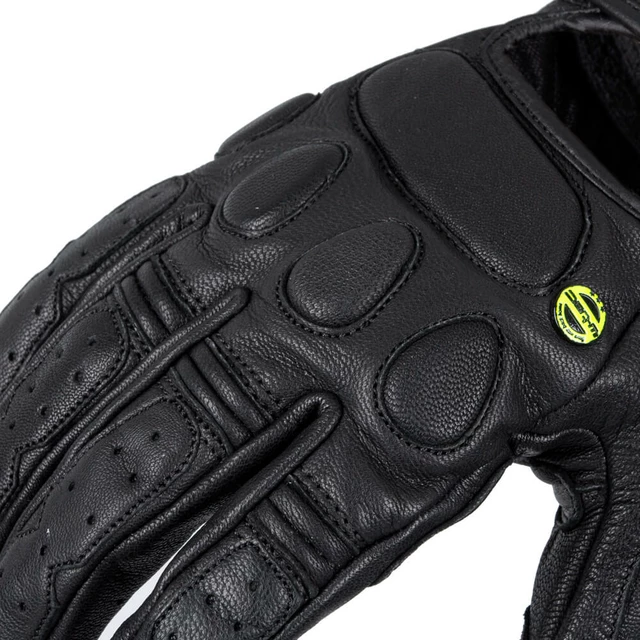Kožené moto rukavice W-TEC Cherton - čierna