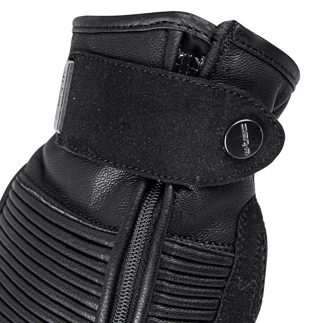 Kožené moto rukavice W-TEC Mareff - 2.akosť - čierna