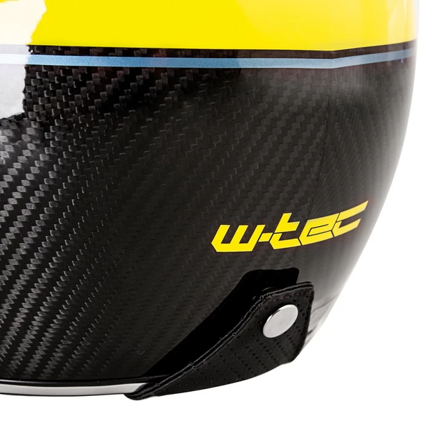 Moto prilba W-TEC Vacabro - 2. akosť - Glossy Carbon