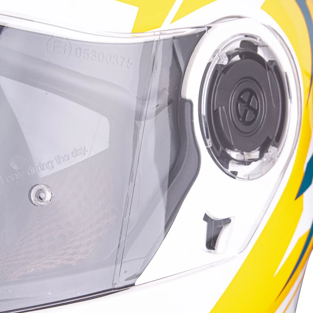 Výklopná prilba W-TEC Vexamo PP Graphic s Pinlockem - 2. akosť - White Graphic